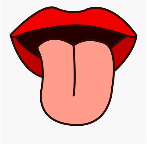 cartoon tongue|clip art picture of a tongue.